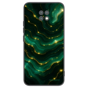 Picasee fekete szilikon tok az alábbi mobiltelefonokra Xiaomi Redmi Note 9T - Emerald