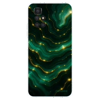 Picasee átlátszó szilikon tok az alábbi mobiltelefonokra Xiaomi Redmi 10 - Emerald
