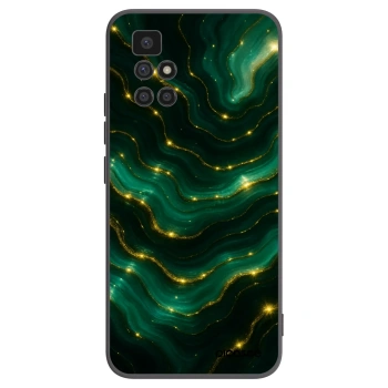 Picasee fekete szilikon tok az alábbi mobiltelefonokra Xiaomi Redmi 10 - Emerald