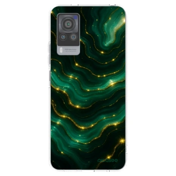 Picasee átlátszó szilikon tok az alábbi mobiltelefonokra Vivo X60 Pro 5G - Emerald