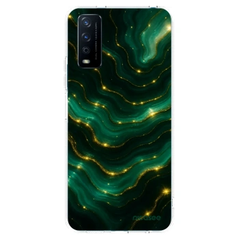 Picasee átlátszó szilikon tok az alábbi mobiltelefonokra Vivo Y11s - Emerald