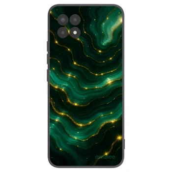 Picasee fekete szilikon tok az alábbi mobiltelefonokra Realme 8i - Emerald