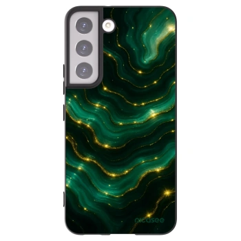 Picasee fekete szilikon tok az alábbi mobiltelefonokra Samsung Galaxy S22 5G - Emerald