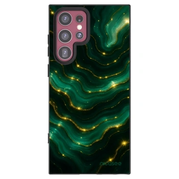 Picasee fekete szilikon tok az alábbi mobiltelefonokra Samsung Galaxy S22 Ultra 5G - Emerald