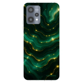 Picasee átlátszó szilikon tok az alábbi mobiltelefonokra Realme 9 Pro 5G - Emerald