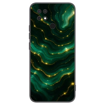 Picasee fekete szilikon tok az alábbi mobiltelefonokra Xiaomi Redmi 10C - Emerald