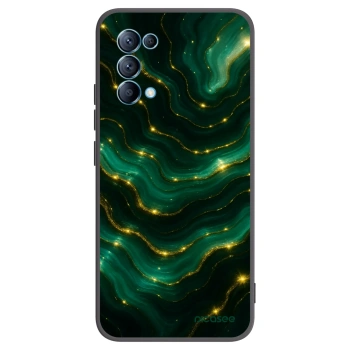 Picasee fekete szilikon tok az alábbi mobiltelefonokra OPPO Reno 5 5G - Emerald