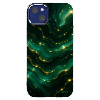 Picasee átlátszó szilikon tok az alábbi mobiltelefonokra Apple iPhone 14 Plus - Emerald