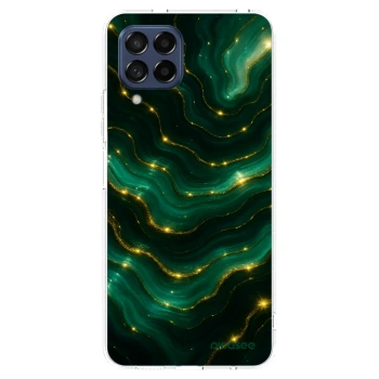 Picasee átlátszó szilikon tok az alábbi mobiltelefonokra Samsung Galaxy M53 5G - Emerald