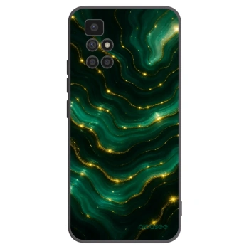 Picasee fekete szilikon tok az alábbi mobiltelefonokra Xiaomi Redmi 10 (2022) - Emerald
