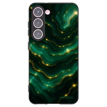 Picasee fekete szilikon tok az alábbi mobiltelefonokra Samsung Galaxy S23 5G - Emerald