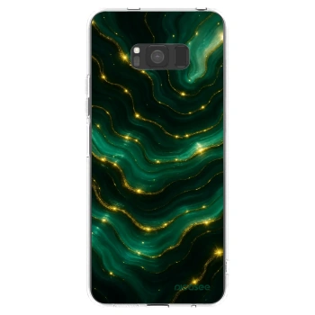 Picasee átlátszó szilikon tok az alábbi mobiltelefonokra Samsung Galaxy S8 G950F - Emerald