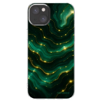 Picasee átlátszó szilikon tok az alábbi mobiltelefonokra Apple iPhone 15 Plus - Emerald