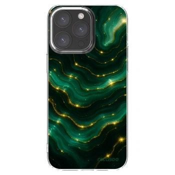 Picasee átlátszó szilikon tok az alábbi mobiltelefonokra Apple iPhone 15 Pro Max - Emerald