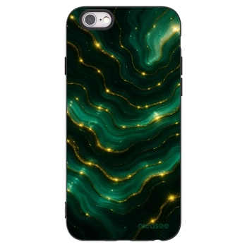 Picasee fekete szilikon tok az alábbi mobiltelefonokra Apple iPhone 6/6S - Emerald