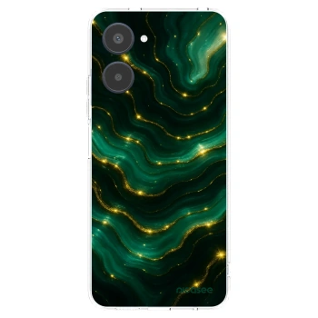 Picasee átlátszó szilikon tok az alábbi mobiltelefonokra Realme 10 4G - Emerald