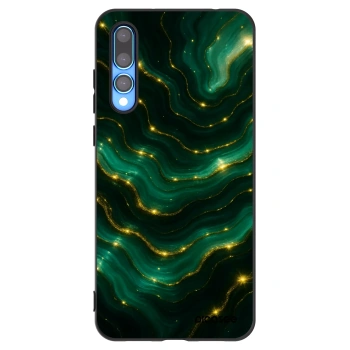 Picasee fekete szilikon tok az alábbi mobiltelefonokra Huawei P20 Pro - Emerald