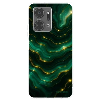 Picasee átlátszó szilikon tok az alábbi mobiltelefonokra Honor X7a - Emerald
