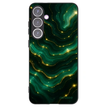 Picasee fekete szilikon tok az alábbi mobiltelefonokra Samsung Galaxy S24+ S926B 5G - Emerald