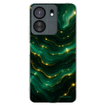 Picasee átlátszó szilikon tok az alábbi mobiltelefonokra Xiaomi Redmi 13C 4G - Emerald