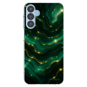 Picasee átlátszó szilikon tok az alábbi mobiltelefonokra Samsung Galaxy A15 A156B 5G - Emerald