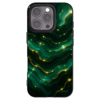 Picasee fekete szilikon tok az alábbi mobiltelefonokra Apple iPhone 16 Pro - Emerald