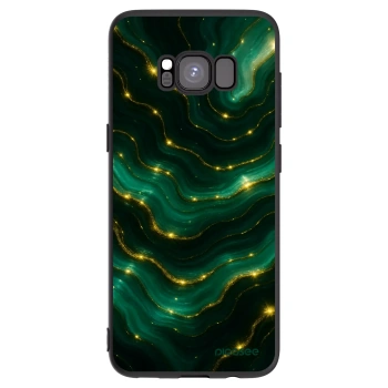 Picasee fekete szilikon tok az alábbi mobiltelefonokra Samsung Galaxy S8 G950F - Emerald