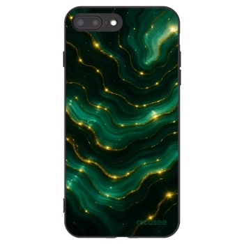 Picasee fekete szilikon tok az alábbi mobiltelefonokra Apple iPhone 7 Plus - Emerald