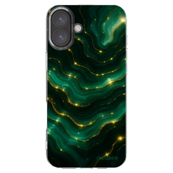 Picasee átlátszó szilikon tok az alábbi mobiltelefonokra Apple iPhone 16 Plus - Emerald