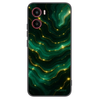 Picasee fekete szilikon tok az alábbi mobiltelefonokra Motorola Moto G05 - Emerald