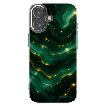 Picasee átlátszó szilikon tok az alábbi mobiltelefonokra Apple iPhone 17 - Emerald