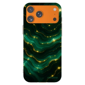 Picasee átlátszó szilikon tok az alábbi mobiltelefonokra Apple iPhone 17 Pro Max - Emerald