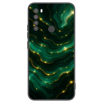 Picasee fekete szilikon tok az alábbi mobiltelefonokra Xiaomi Redmi Note 8 - Emerald