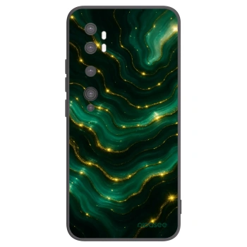 Picasee fekete szilikon tok az alábbi mobiltelefonokra Xiaomi Mi Note 10 (Pro) - Emerald