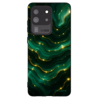Picasee fekete szilikon tok az alábbi mobiltelefonokra Samsung Galaxy S20 Ultra 5G G988F - Emerald