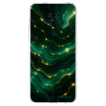 Picasee átlátszó szilikon tok az alábbi mobiltelefonokra Xiaomi Redmi Note 9 Pro - Emerald