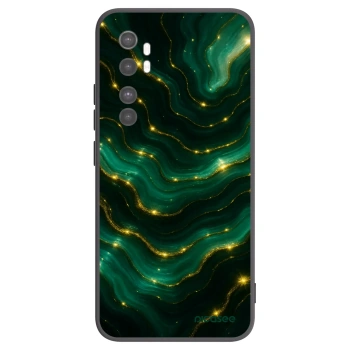 Picasee fekete szilikon tok az alábbi mobiltelefonokra Xiaomi Mi Note 10 Lite - Emerald