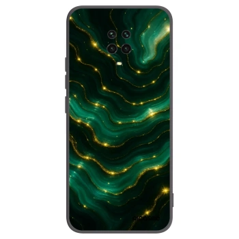 Picasee fekete szilikon tok az alábbi mobiltelefonokra Xiaomi Redmi Note 9S - Emerald