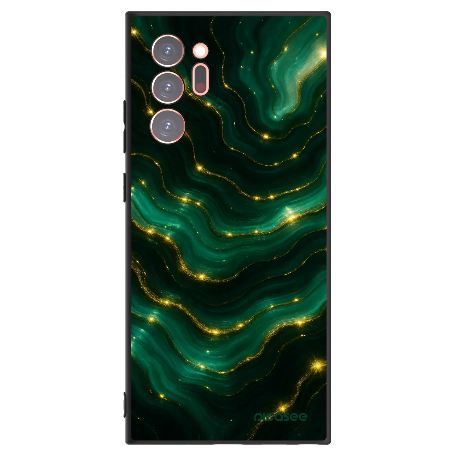 Picasee fekete szilikon tok az alábbi mobiltelefonokra Samsung Galaxy Note 20 Ultra - Emerald
