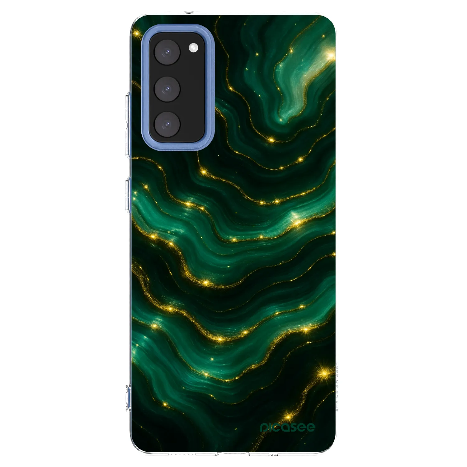 Picasee átlátszó szilikon tok az alábbi mobiltelefonokra Samsung Galaxy S20 FE - Emerald