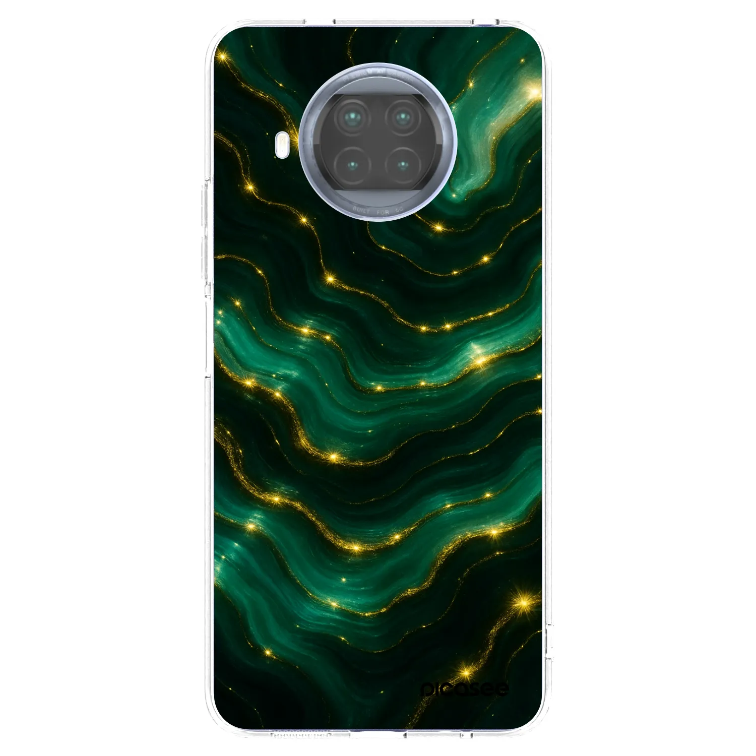 Picasee átlátszó szilikon tok az alábbi mobiltelefonokra Xiaomi Mi 10T Lite - Emerald