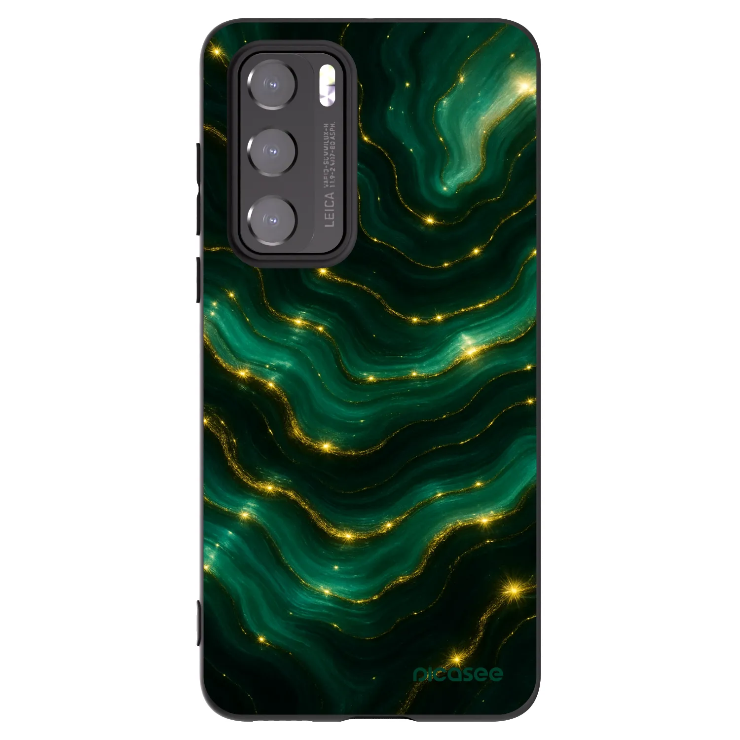 Picasee fekete szilikon tok az alábbi mobiltelefonokra Huawei P40 - Emerald
