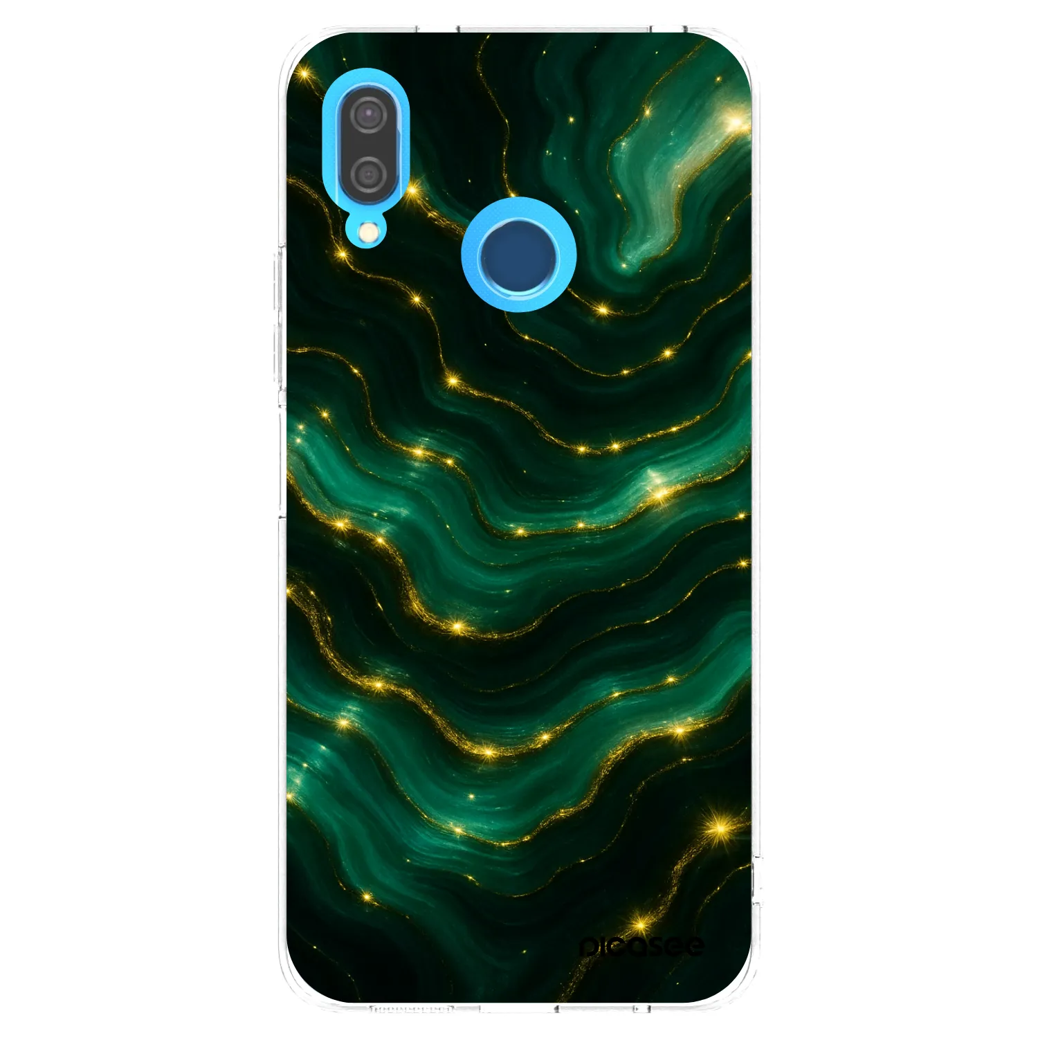Picasee átlátszó szilikon tok az alábbi mobiltelefonokra Huawei P20 Lite - Emerald