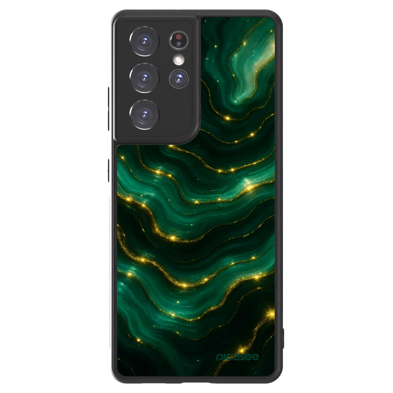 Picasee ULTIMATE CASE Samsung Galaxy S21 Ultra 5G G998B - készülékre - Emerald