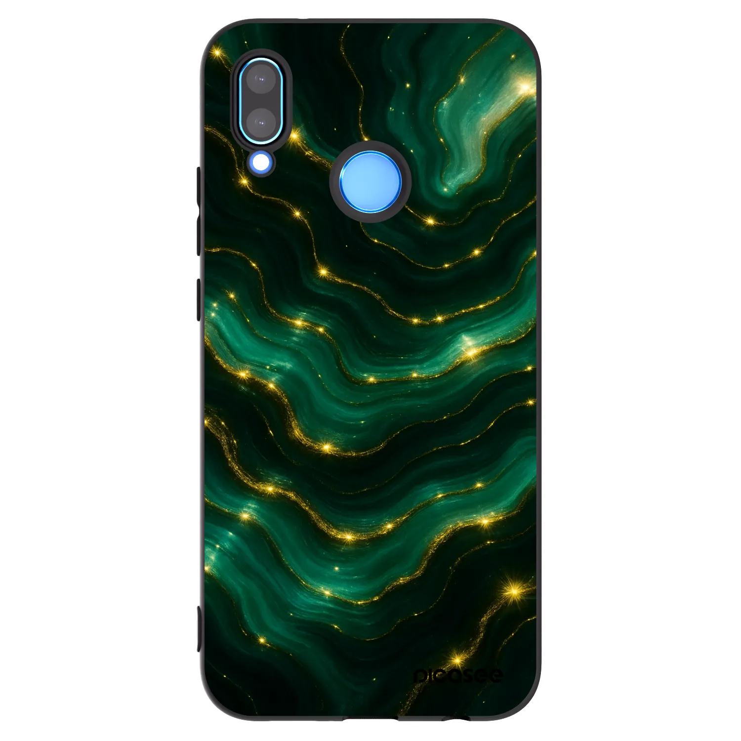 Picasee fekete szilikon tok az alábbi mobiltelefonokra Huawei P20 Lite - Emerald