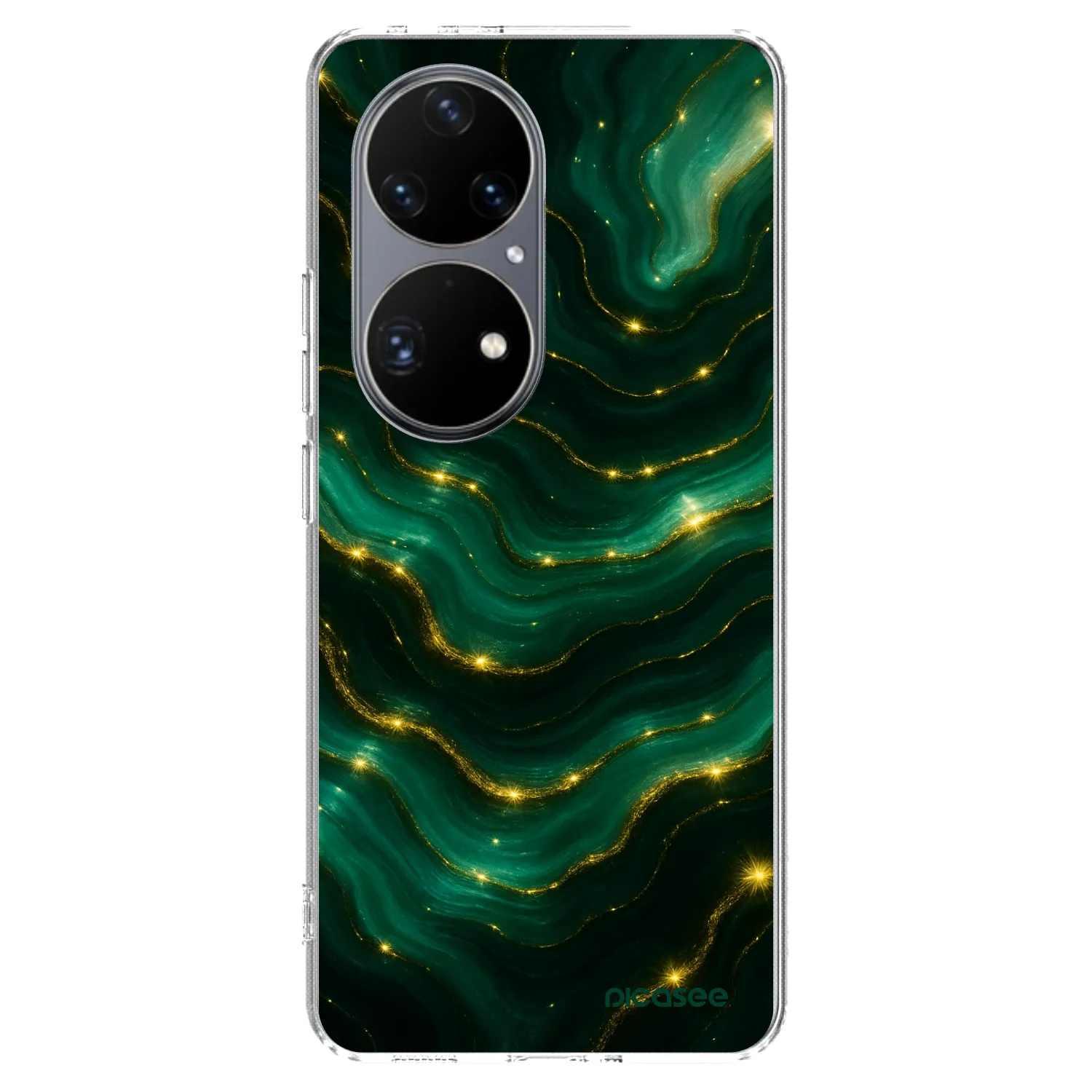 Picasee átlátszó szilikon tok az alábbi mobiltelefonokra Huawei P50 - Emerald