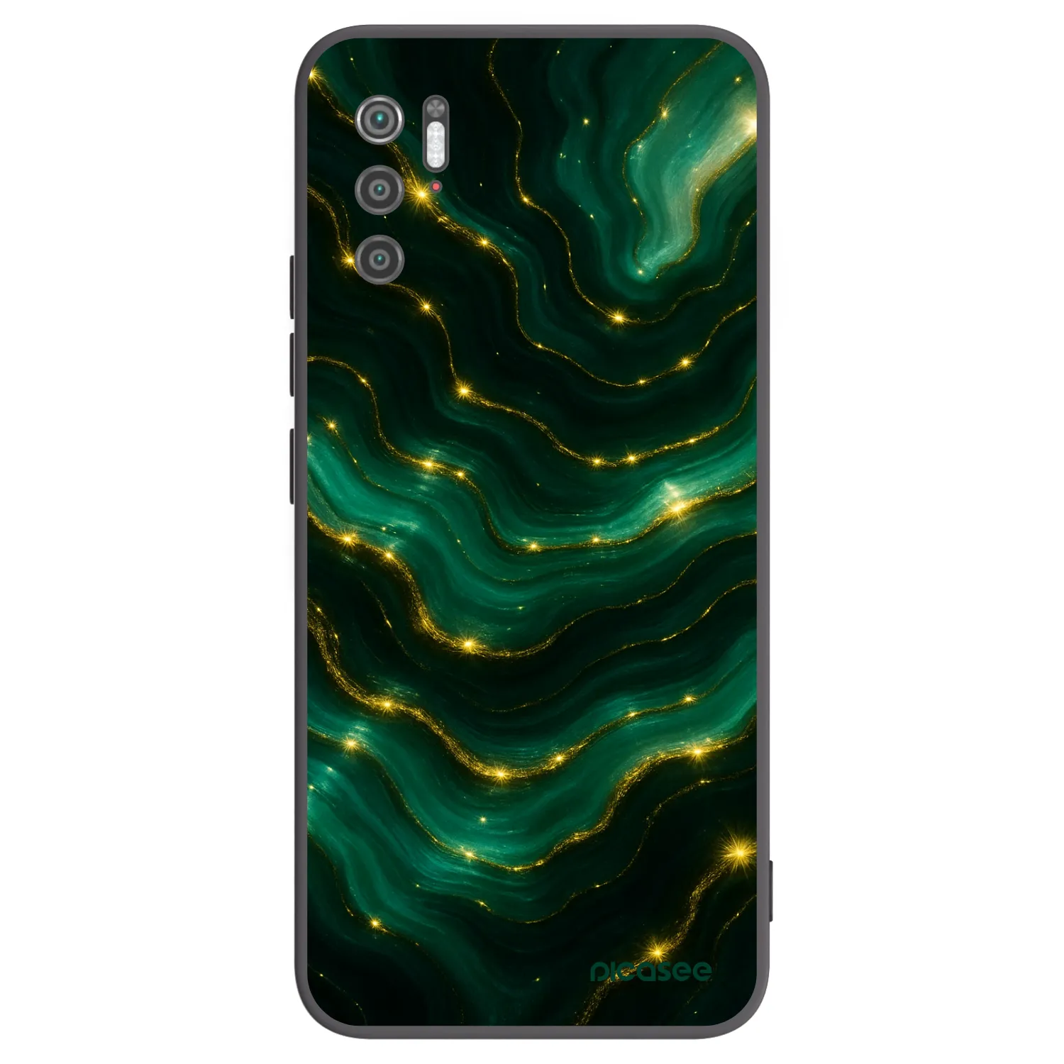 Picasee fekete szilikon tok az alábbi mobiltelefonokra Xiaomi Poco M3 Pro 5G - Emerald