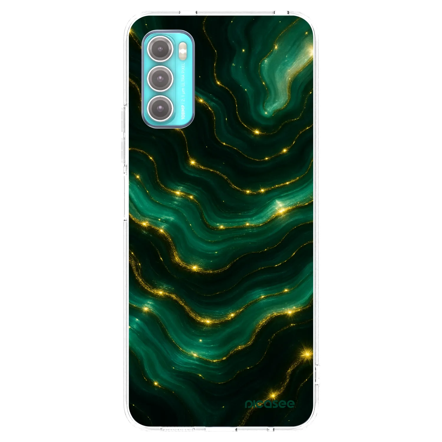 Picasee átlátszó szilikon tok az alábbi mobiltelefonokra Motorola Moto G60 - Emerald