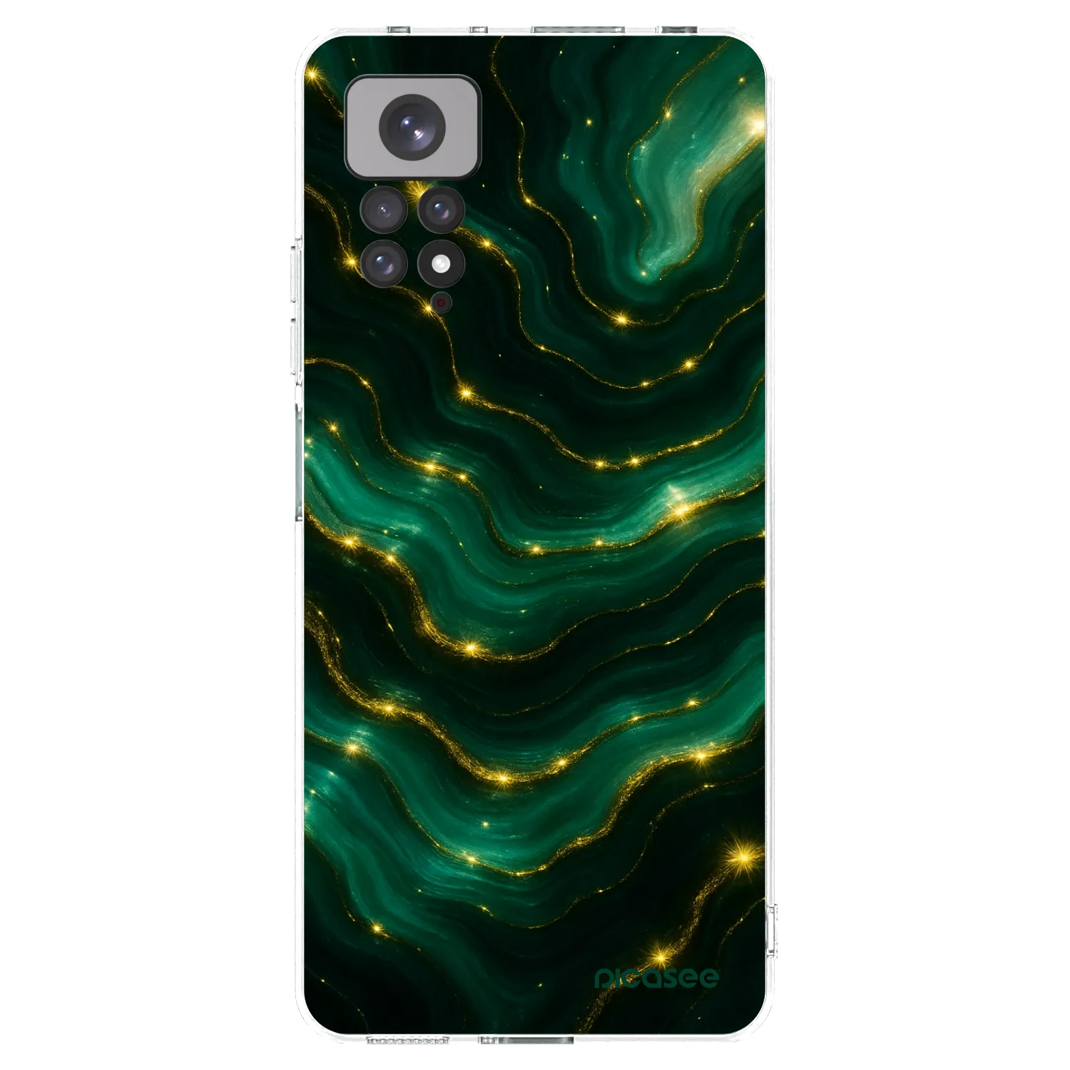 Picasee átlátszó szilikon tok az alábbi mobiltelefonokra Xiaomi Redmi Note 11S 4G - Emerald