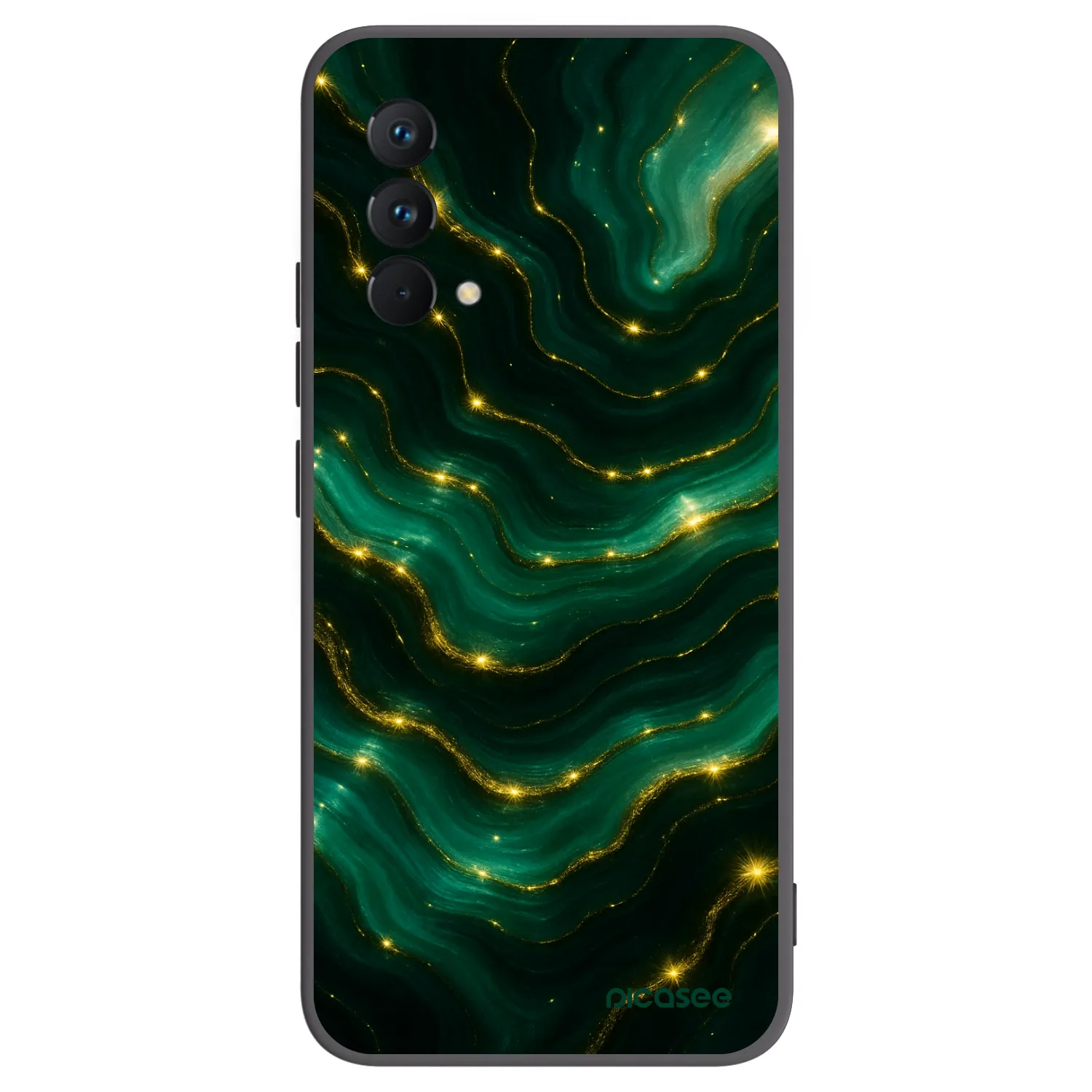 Picasee fekete szilikon tok az alábbi mobiltelefonokra Realme GT Master Edition 5G - Emerald